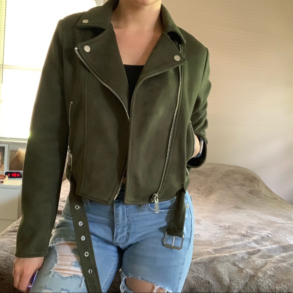 Olive green jacket